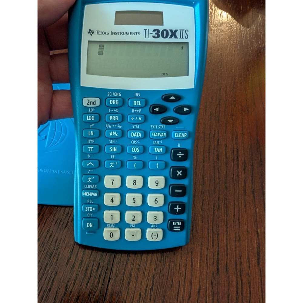 Texas Instruments TI-30X IIS Blue Scientific Calculator‎ Tested Works